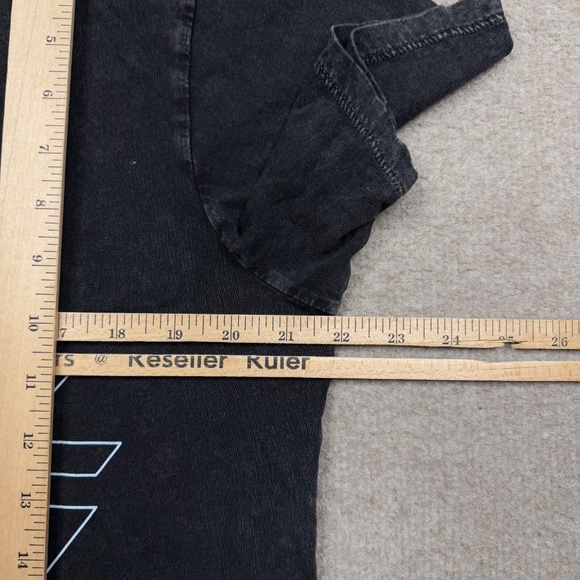 Guess Graphic T Shirt Men's Size L Black Short Sleeve Crew Neck Stretch Casual - Picture 4 of 6